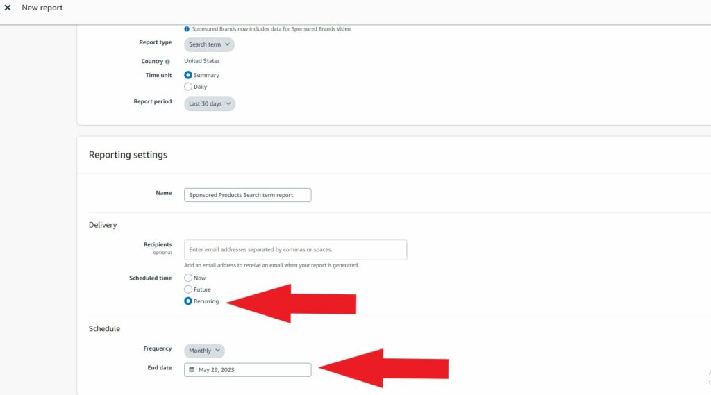 How to save Amazon ad data to ad console