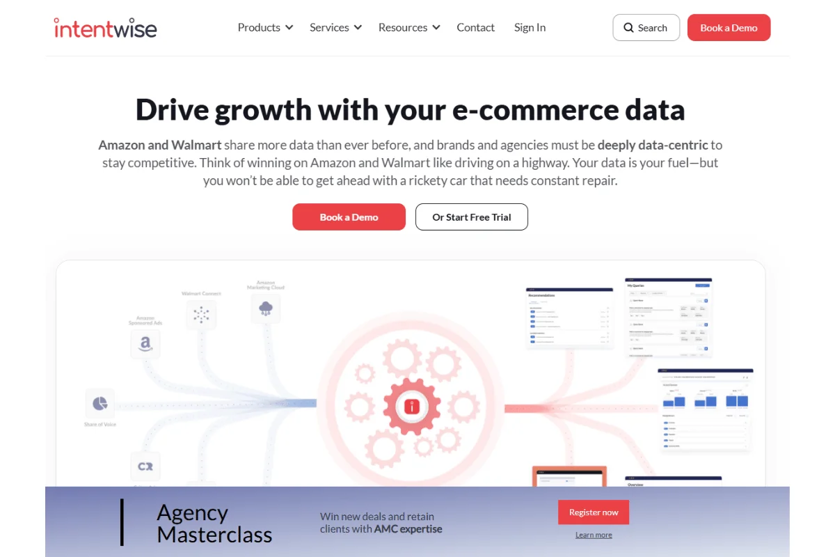 Intentwise Homepage