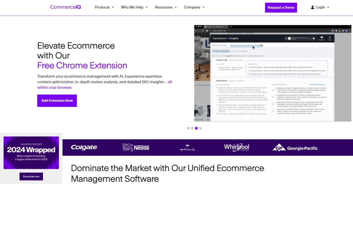 CommerceIQ Homepage