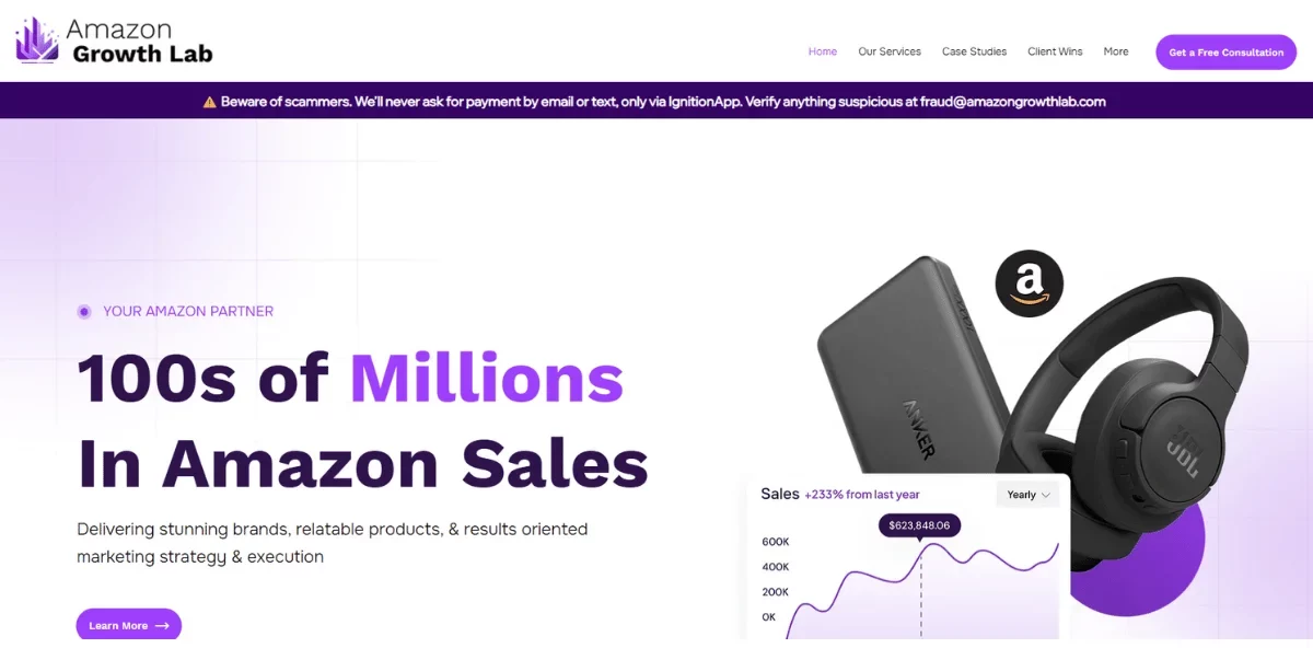 Amazon Growth Lab Homepage